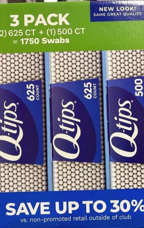 Q-tips Cotton Swabs 1750ct 3pk