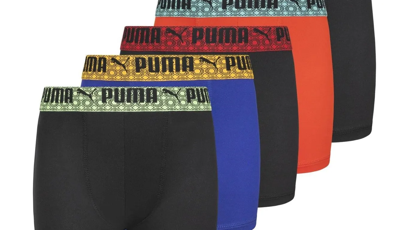 Puma Performance Boxer Briefs BlackOrange Large...
