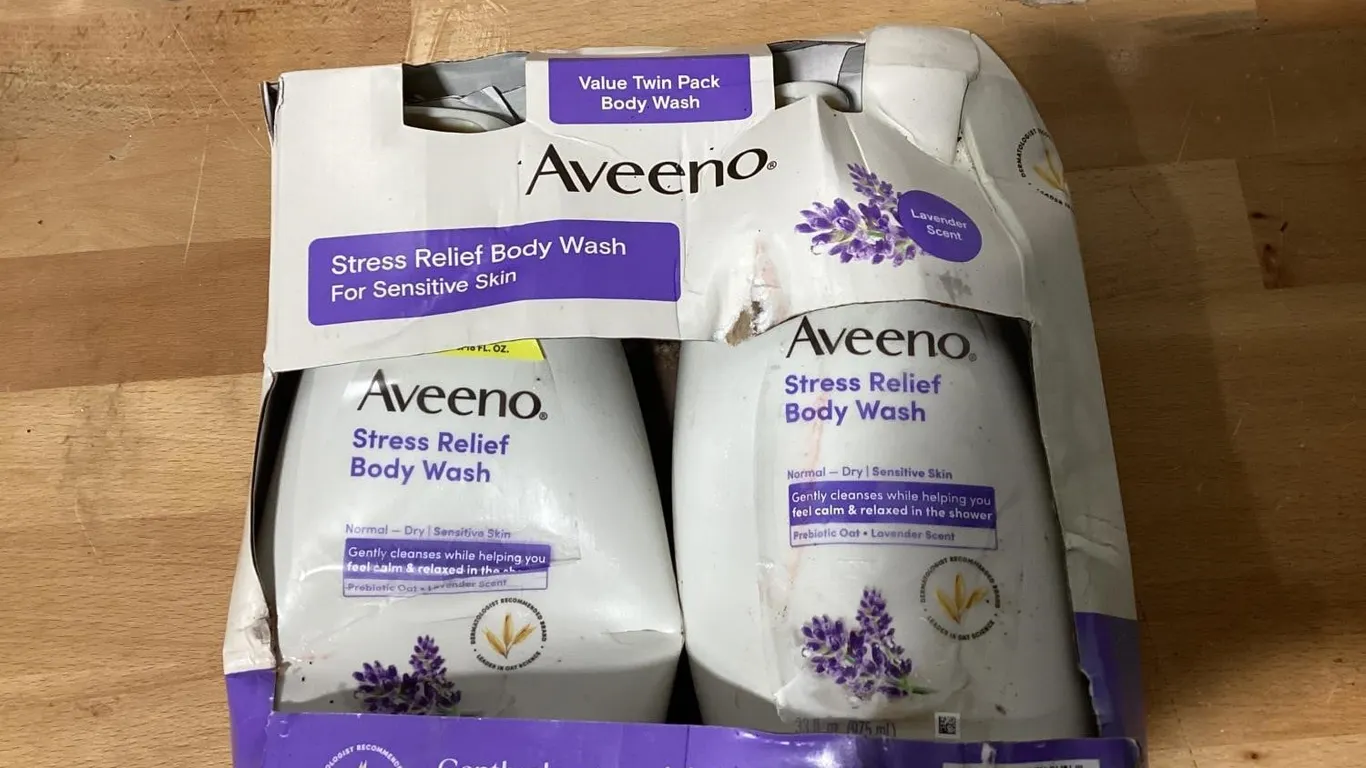 Aveeno Stress Relief Body Wash 33oz 2pk