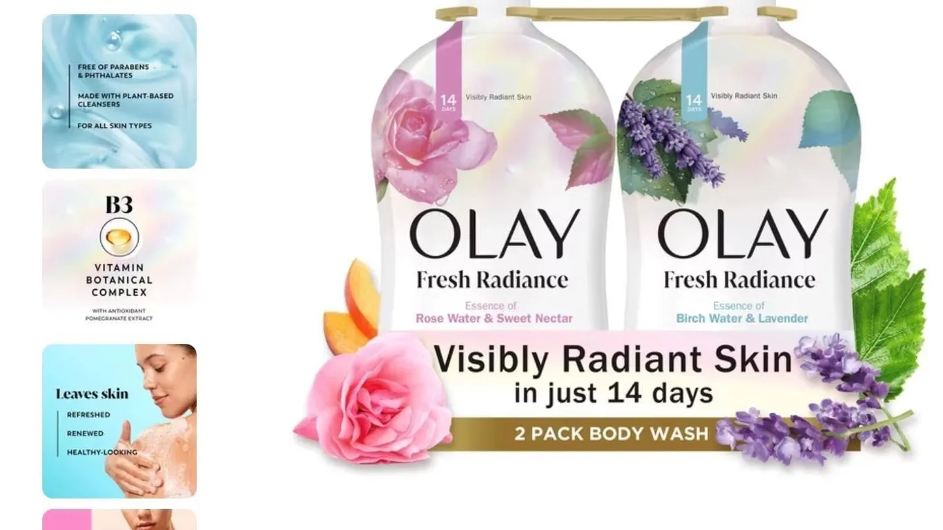 Olay Fresh Outlast Vitamin B3 Body Wash 1pk