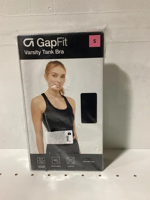 Gap Fit Varsity Tank Bra Womens Small