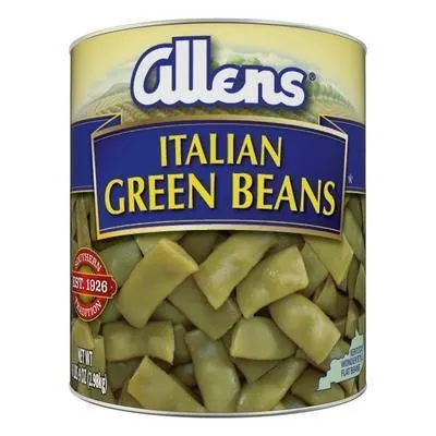 Allens Italian Style Green Beans 28oz 6 Pack