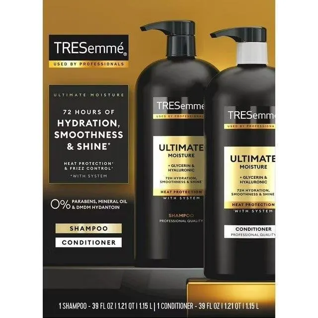 Tresemm Ultimate Moisture Shampoo Conditioner 2pk