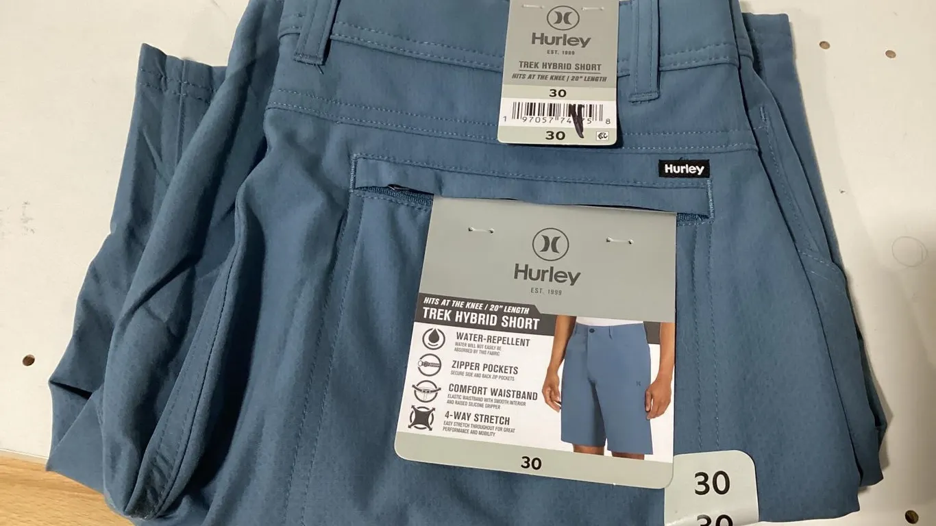 Hurley Trek Hybrid Shorts Size 30 Mens Apparel