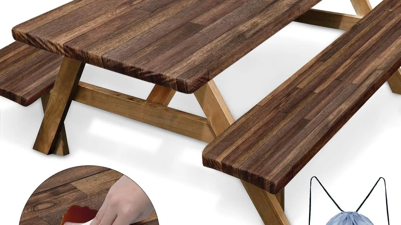 Britown 72in Picnic Table and Bench Cover Set...