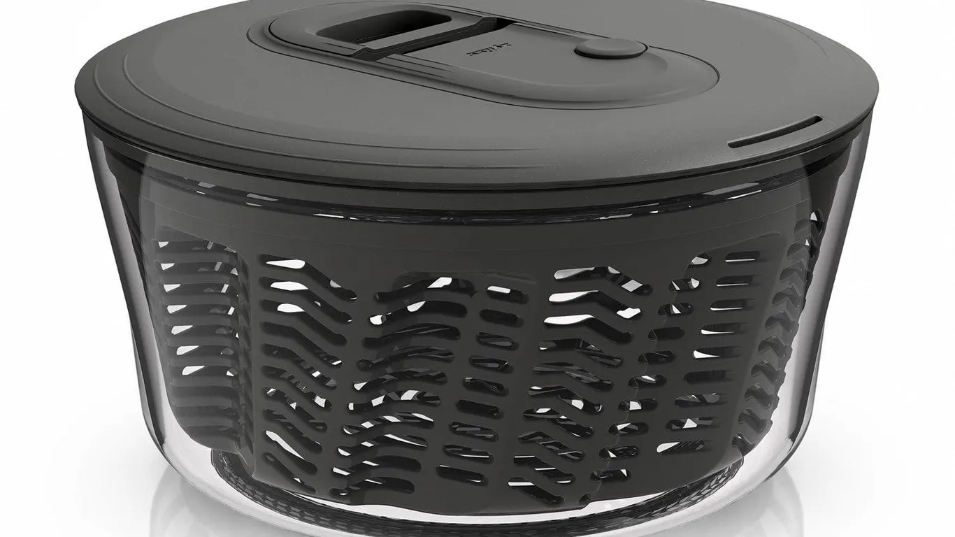 Zyliss Classic Small Salad Spinner Black