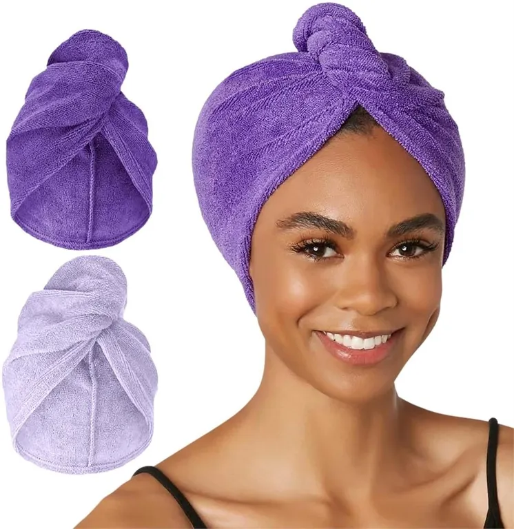 Turbie Twist 2-Pack Microfiber Hair Towel Large
