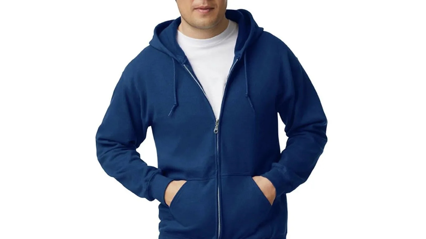 Underground Printing G18600 Zip Hoodie Navy Medium