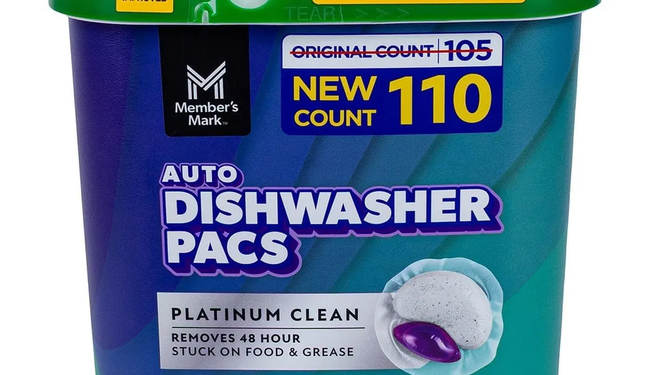Dishwasher Detergent Pacs Fresh Clean 110ct