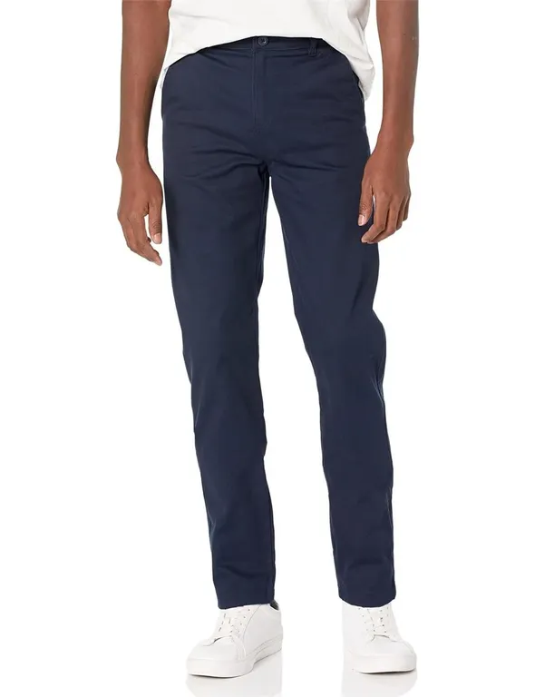 Izod Uniform Stretch Chino Pants Navy 34W x 30L