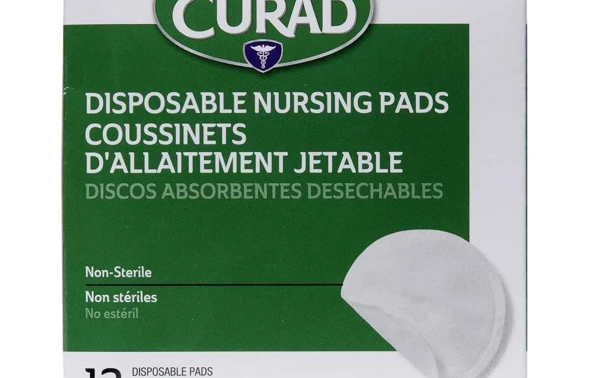 Curad Disposable Nursing Pads 288 Count 4x4 Inch