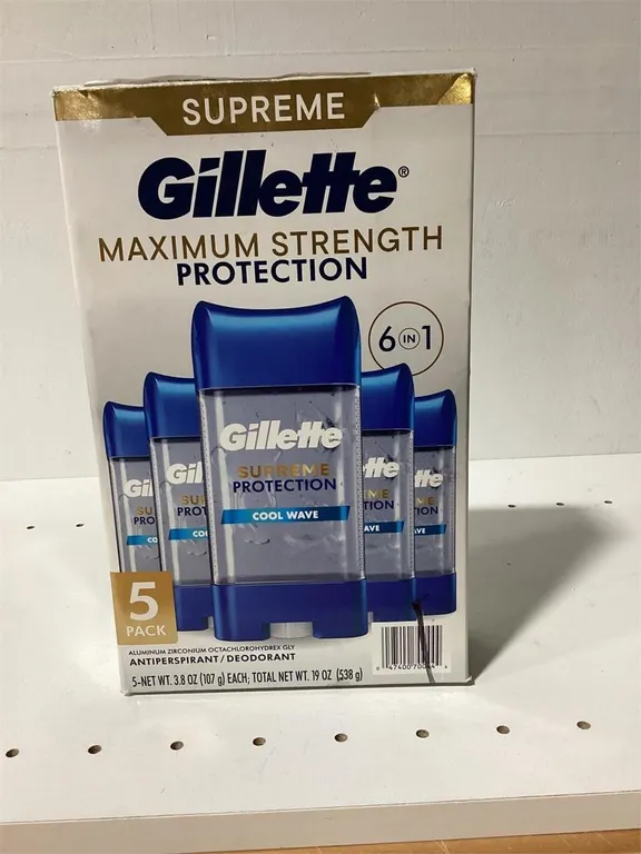 Gillette Cool Wave Deodorant 0.76oz 5pk