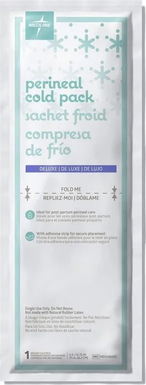Medline Perineal Cold Packs 24 Count 4.5x14.25in