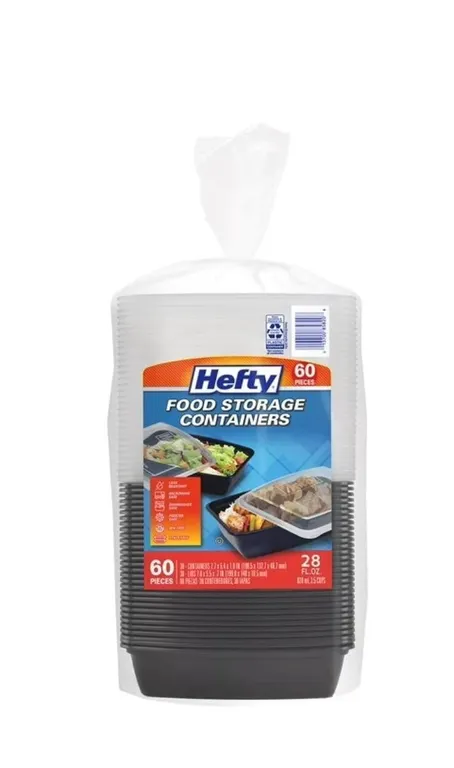 Hefty Food Storage Containers 28 oz 6pk