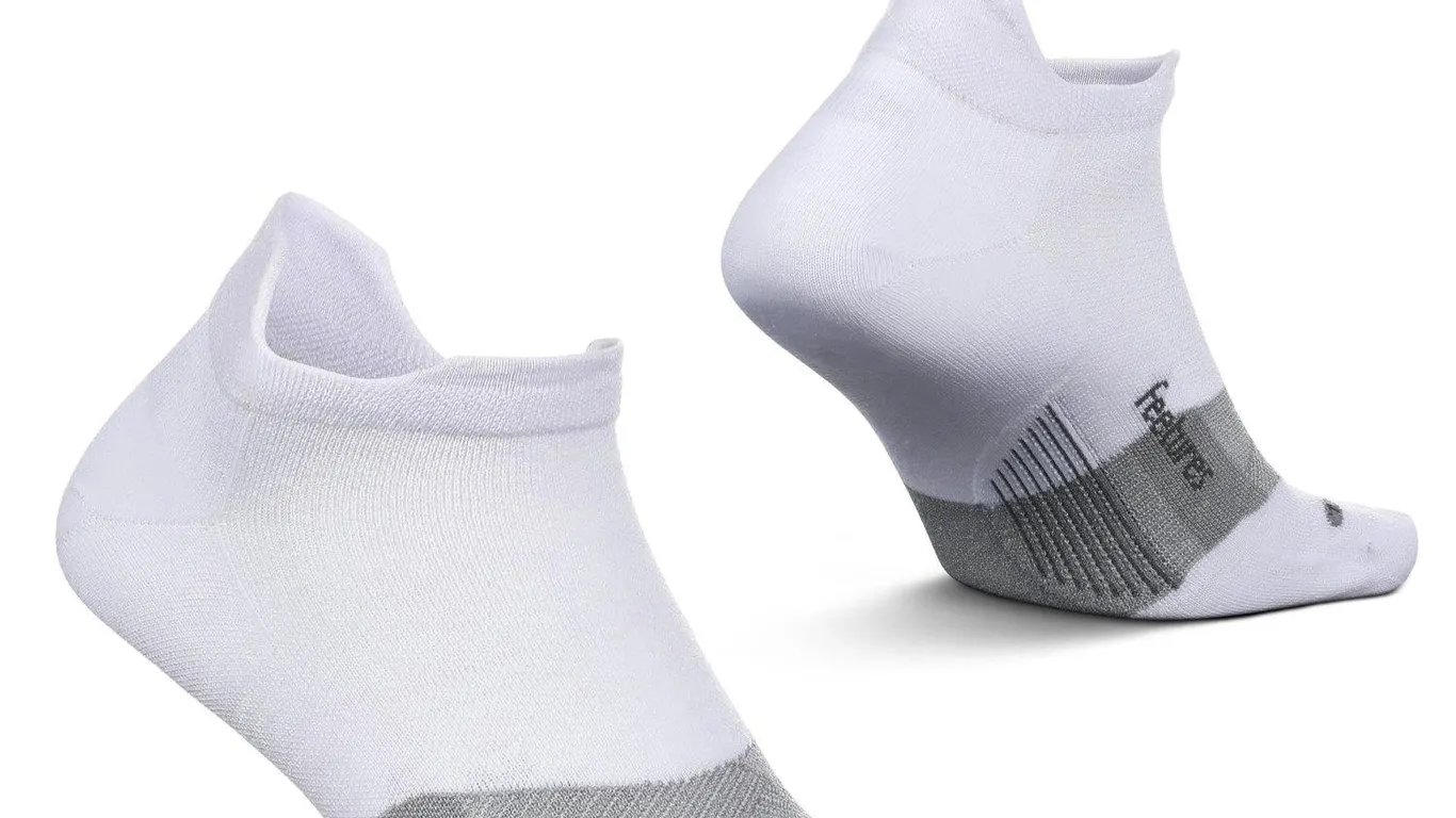 Feetures Merino 10 Max Cushion No Show Socks Large