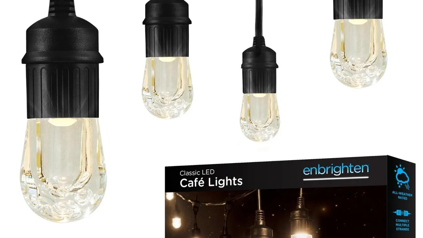 Enbrighten 36ft Outdoor LED String Lights