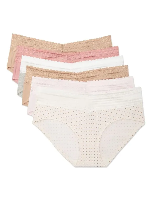 Warners Hipster Panties 6-Pack Medium Multi-Color