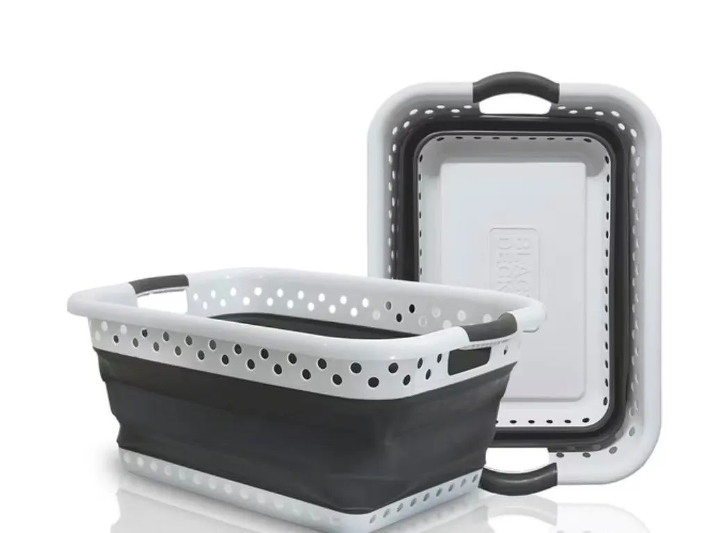 Black Decker Collapsible Laundry Basket 1pk