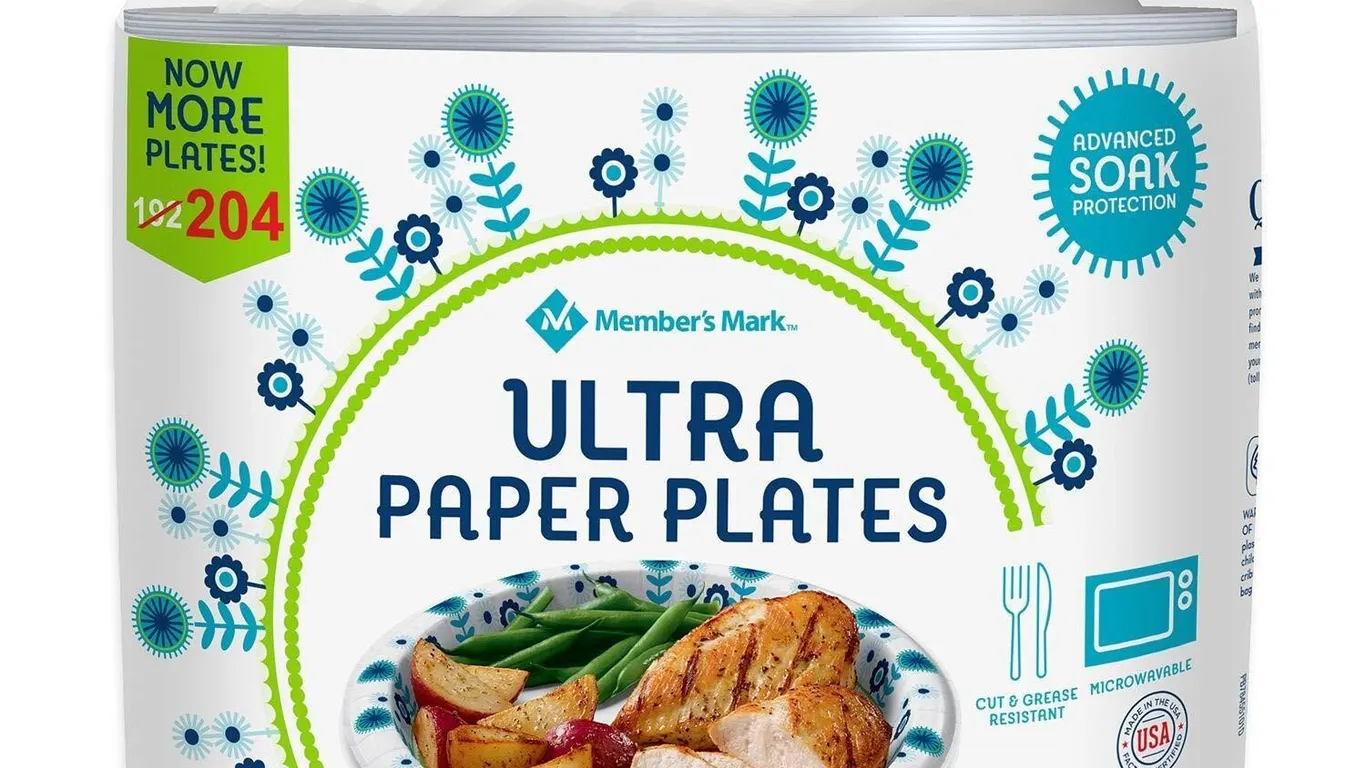 Ultra Disposable Plates 204 Count