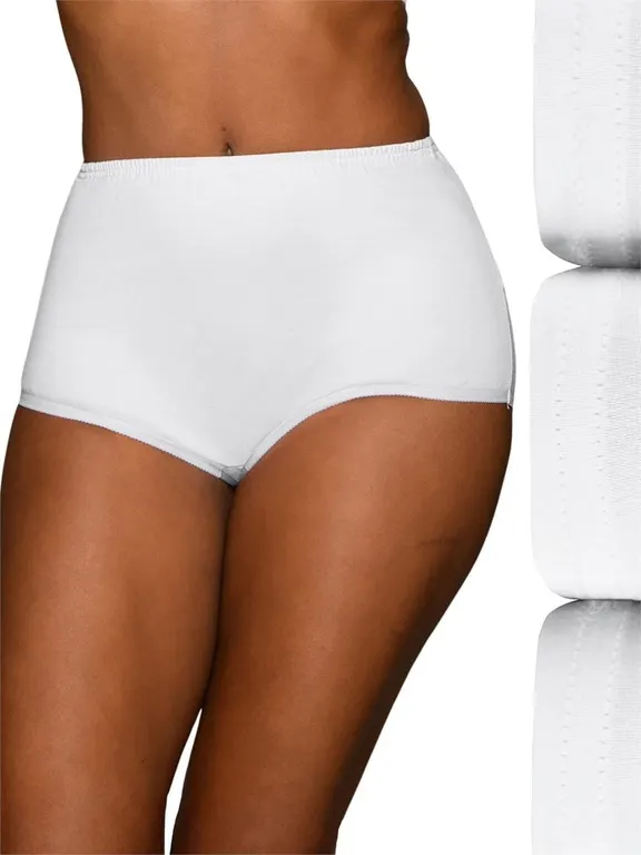 Vanity Fair 15320 Cotton Briefs 3-Pack Size 8...