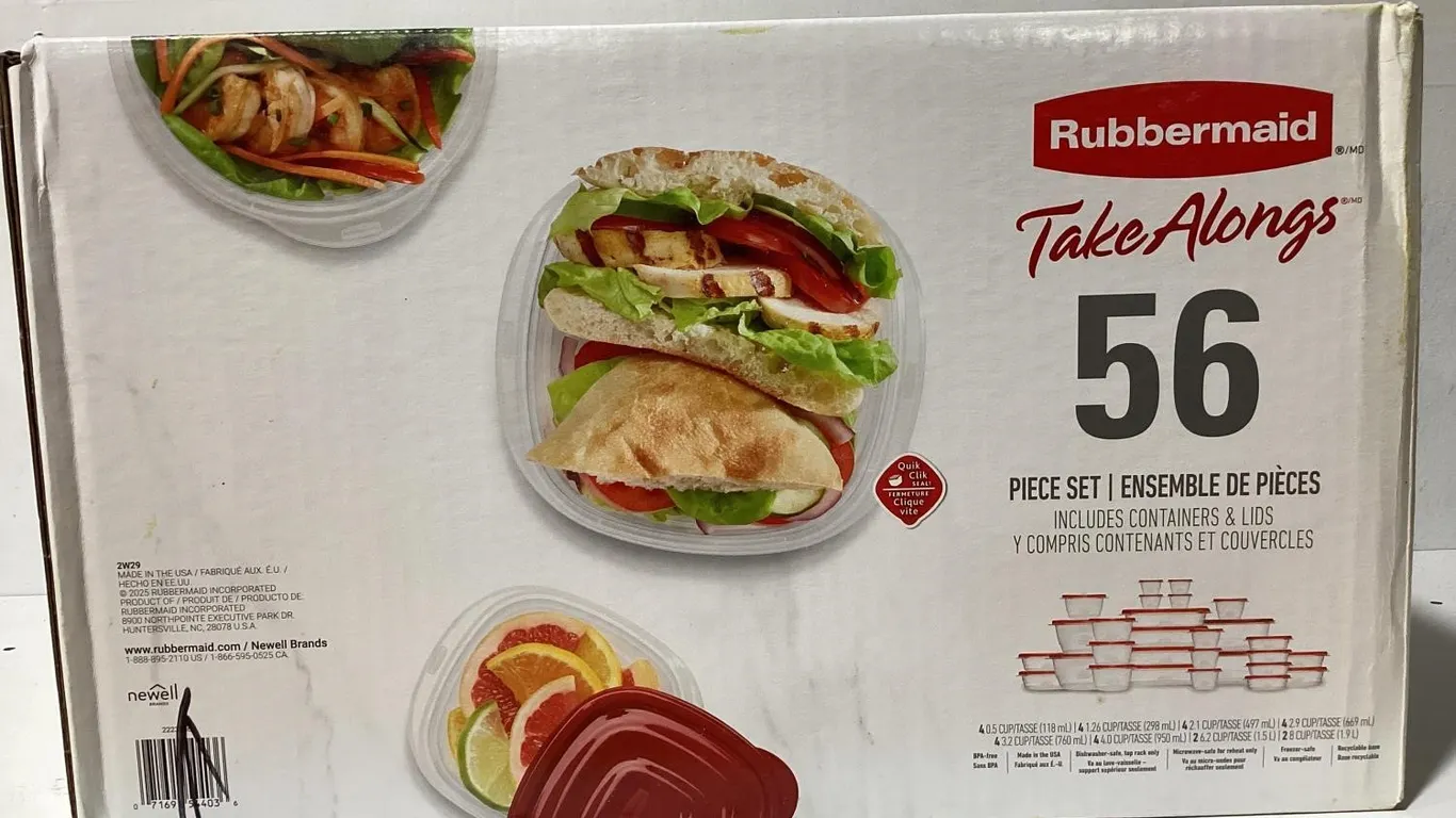 Rubbermaid TakeAlongs 56ct Food Storage Containers