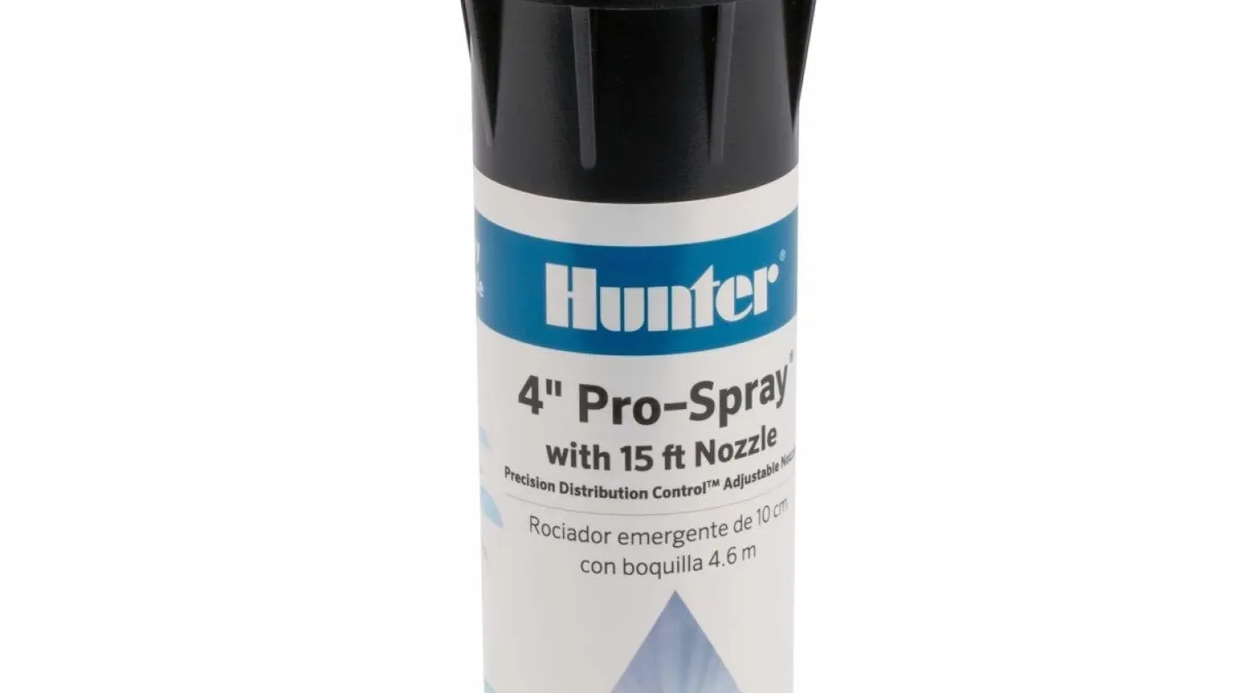 Hunter 4 Pop Up Sprinkler Head 8-15 Coverage