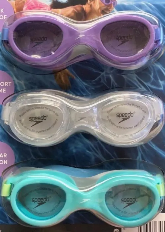 Speedo Adult Swimming Goggles 3pk