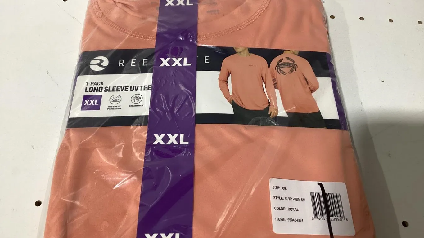 Reel Life Mens Uv Long Sleeve Tee Xxl