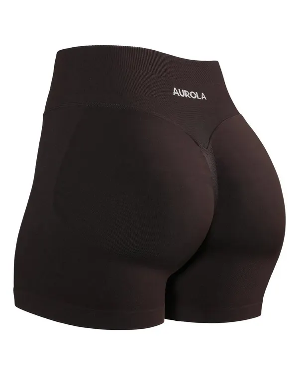 Aurola Influence Workout Shorts Xs Coffee