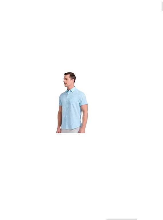 Nick Graham Mens Performance Short Sleeve Shirt S