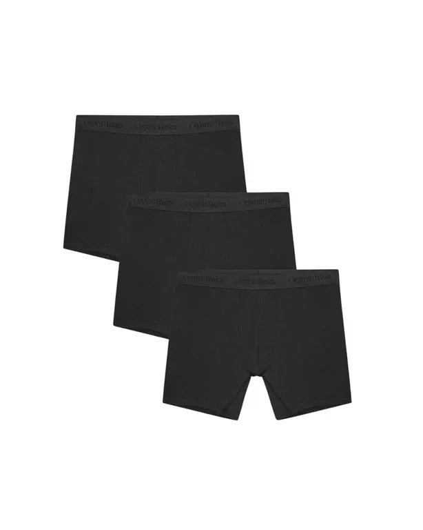 Organic Basics Cotton Boxer Trunks 3-Pack X-Large