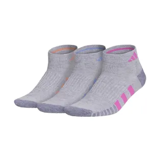 Adidas Womens Cushioned Low Cut Socks Medium Pink