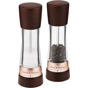 Cole Mason Derwent Salt Pepper Mill Set 7.5