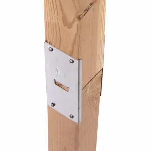 Step2 Mail Post Extender Bracket Silver