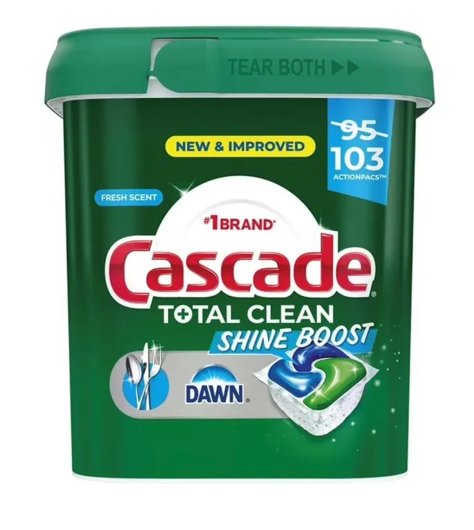 Cascade Dishwasher Detergent ActionPacs 103ct