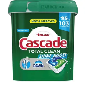Cascade Dishwasher Detergent ActionPacs 103ct