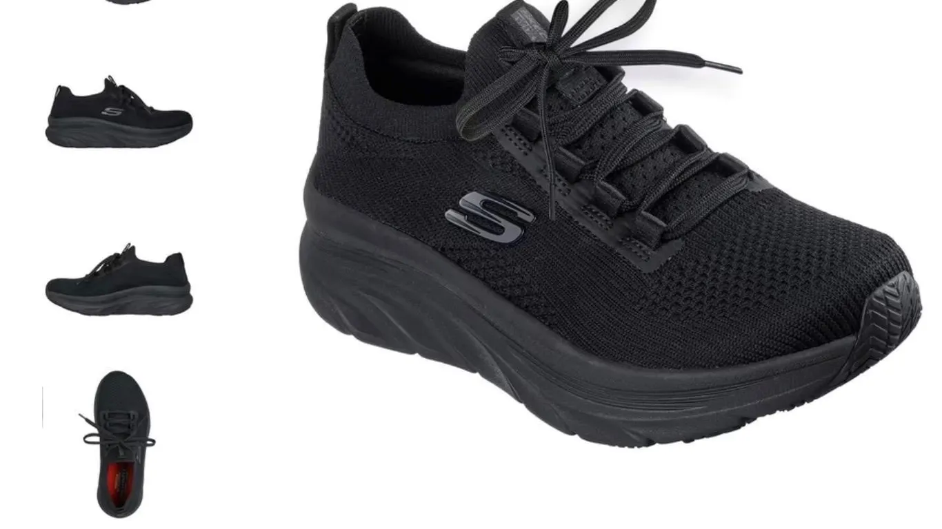 Skechers 250008S Work Sneakers Black Womens 8.5