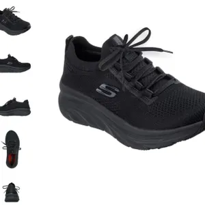 Skechers 250008S Work Sneakers Black Womens 8.5