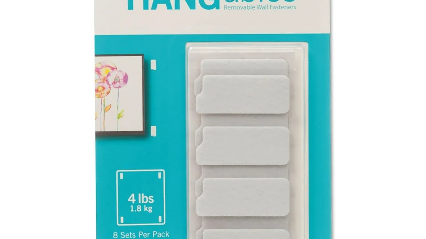 VELCRO HANGables Small Wall Fasteners 8 Sets