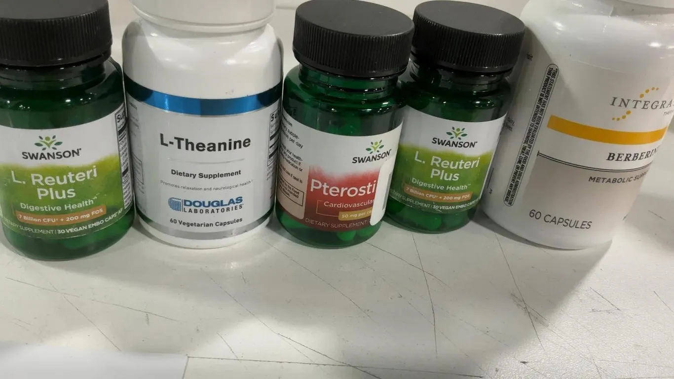 Swanson Douglas Labs 5-Bottle Supplement Lot