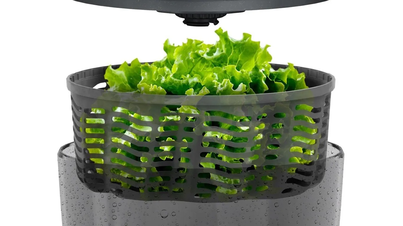 Zyliss Large Salad Spinner Grey