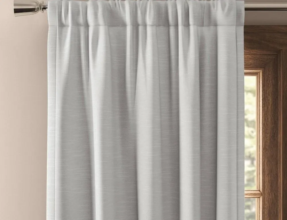 Threshold 50x63 Blackout Henna Curtain Panel White