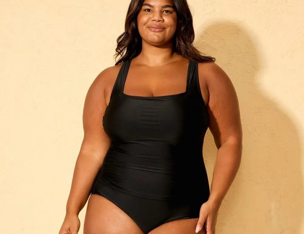 Shade Shore One-Piece Swimsuit Black Large