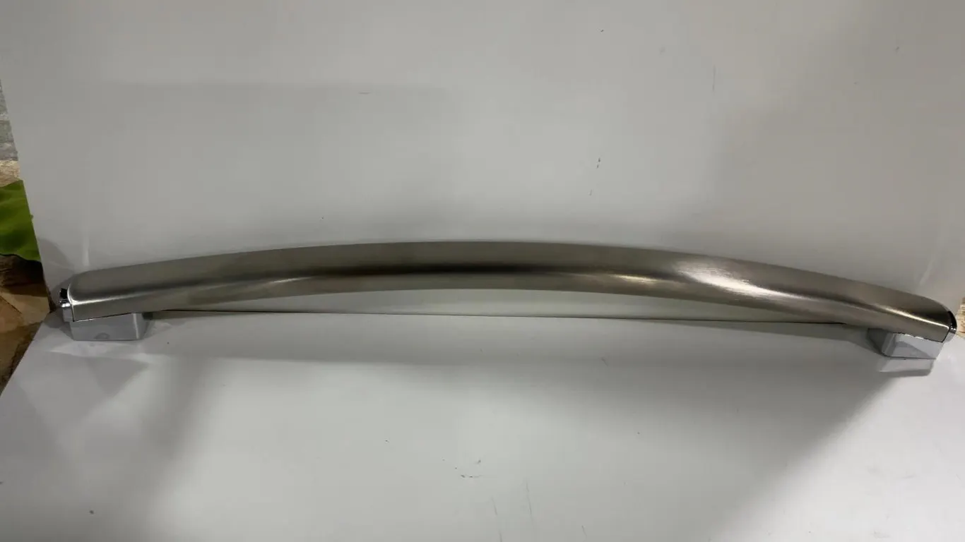 Curved Brushed Nickel Cabinet Pull - Open Box