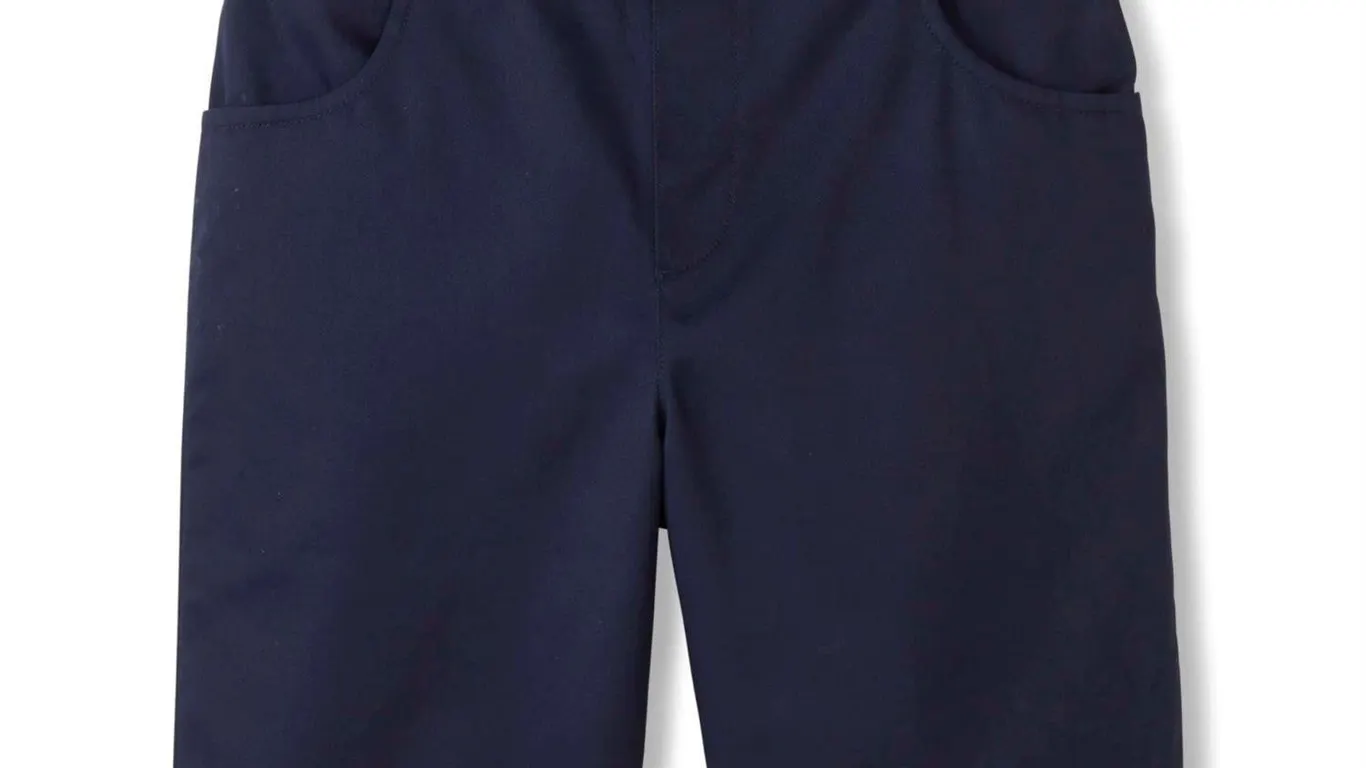 French Toast Girls Navy Pull-On Twill Shorts 16