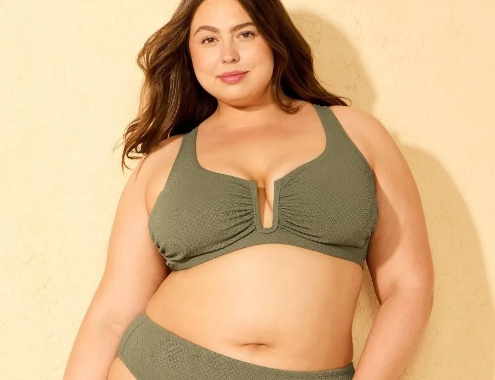 Shade Shore U-Wire Jacquard Bralette Bikini Top