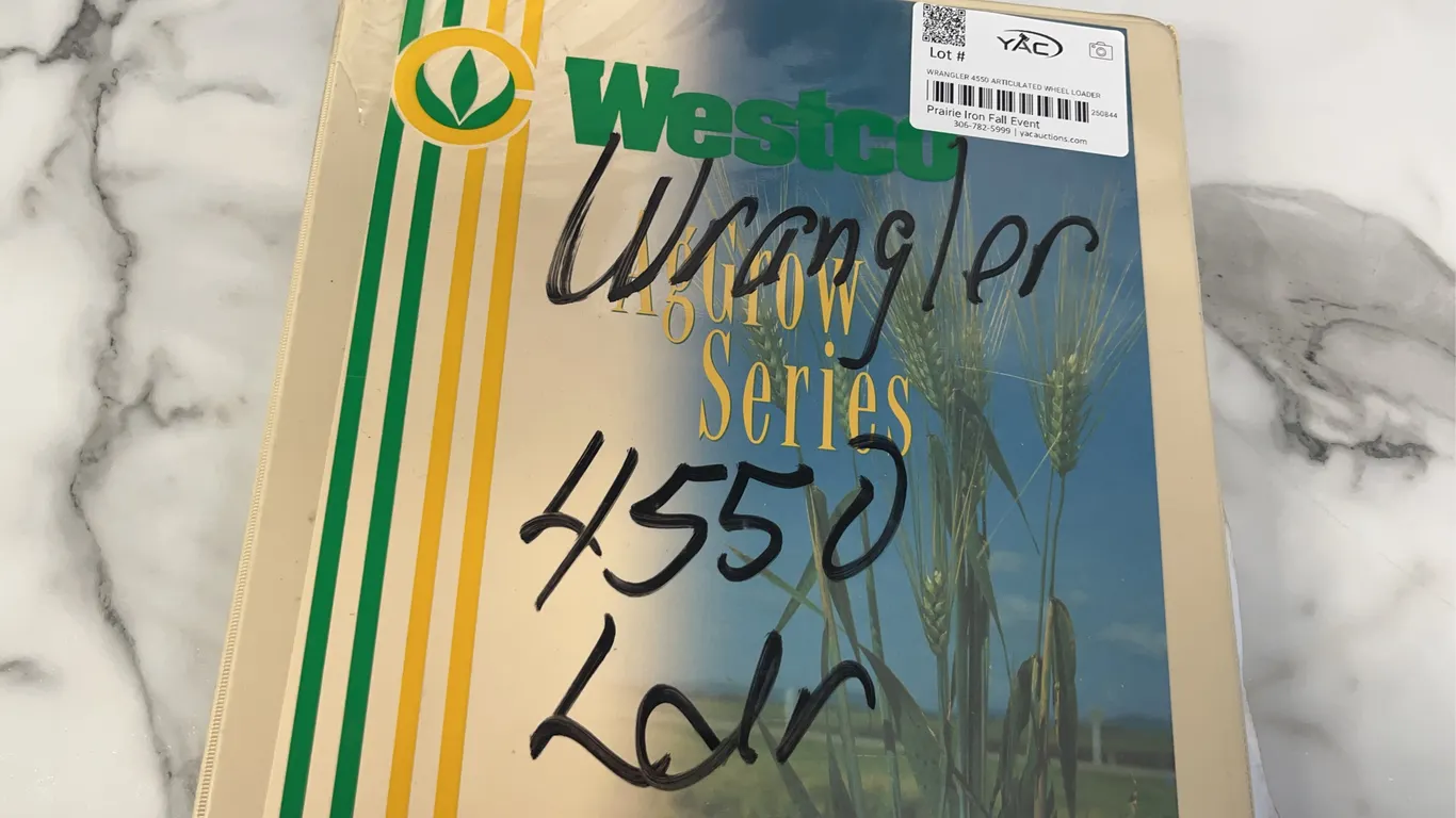 WRANGLER 4550 ARTICULATED WHEEL LOADER