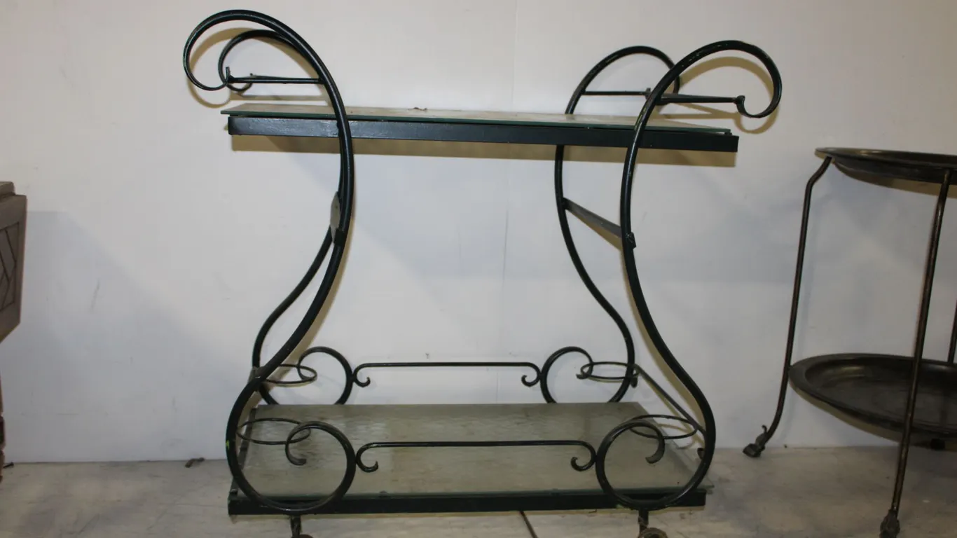 Metal Serving Cart
