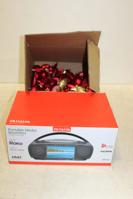 Aiwa Boombox & Ornaments