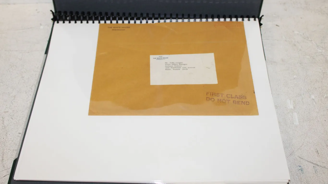 President Signed White House Correspondence